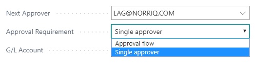 Single approver