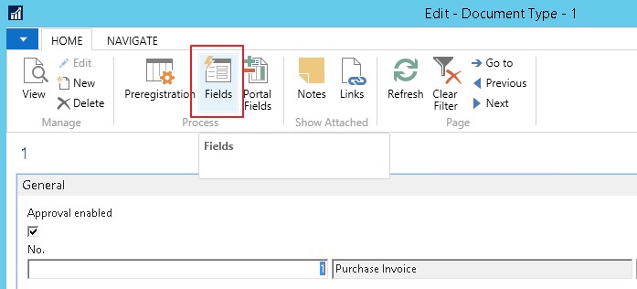 Document types - edit